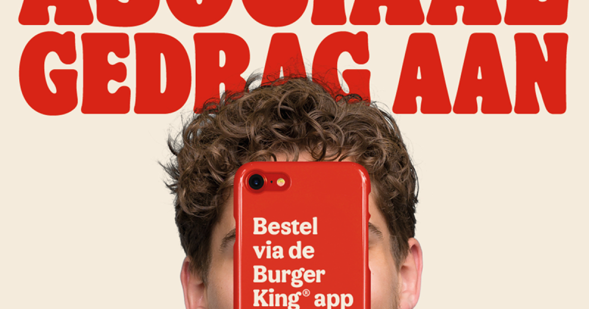 BURGER KING® MOEDIGT ASOCIAAL GEDRAG AAN.