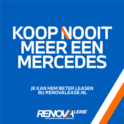 KOOP NOOIT MEER EEN MERCEDES.